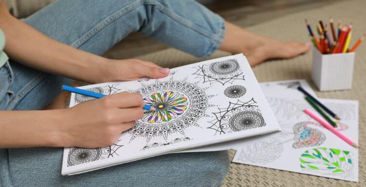 mindful coloring for adults
