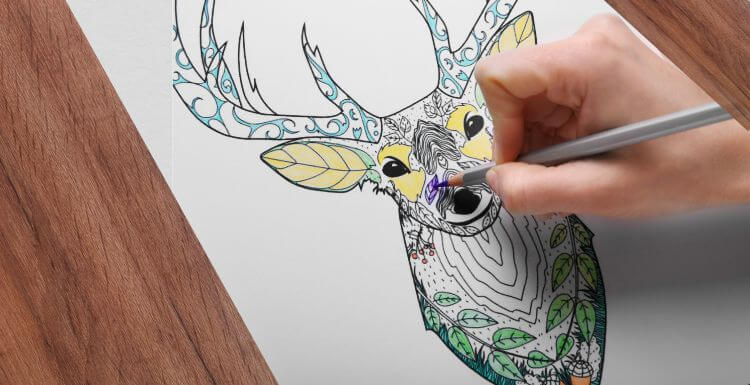 coloring techniques for adults, adult coloring books, adult colouring pages