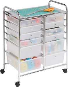 storage cart, craft storage, craft organization, coloring supplies, adult coloring