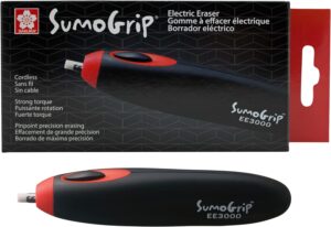 Sakura EE-3000 SumoGrip Electric Eraser, Black Model number EE-3000